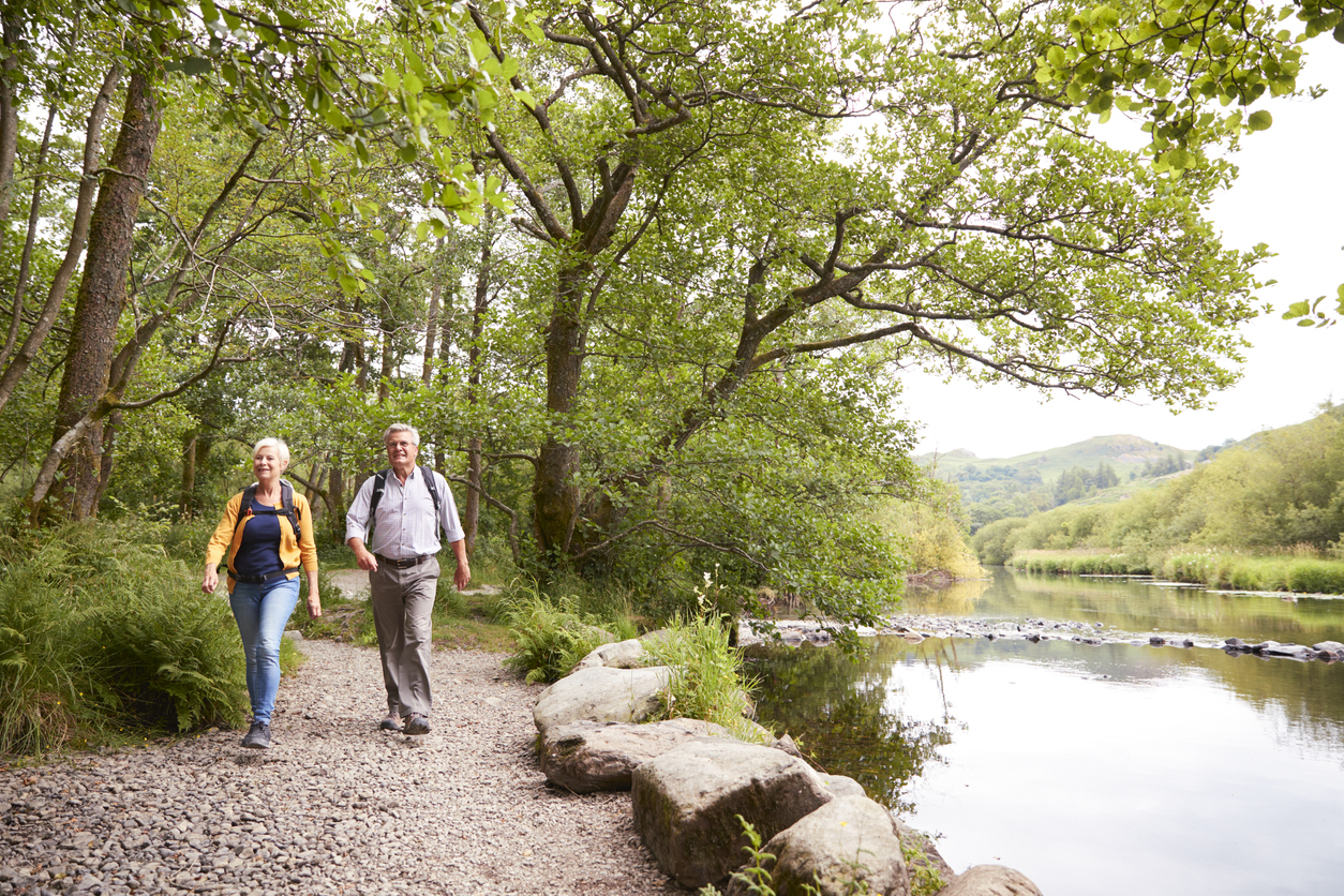 Wandern zu zweit